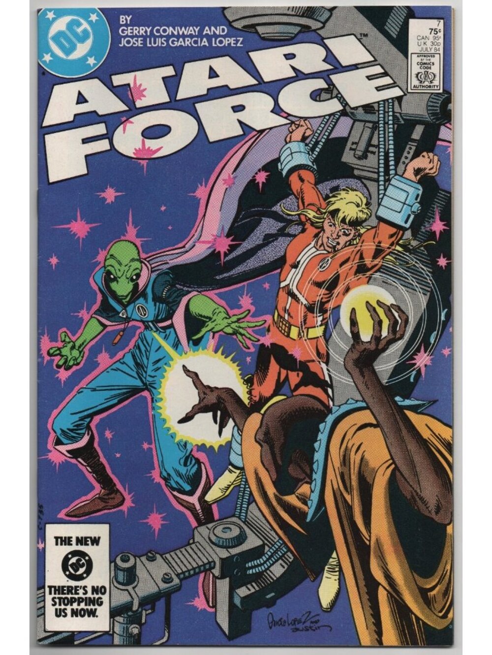 Atari Force 7 DC Comics 1984 VF 8.0 Dark Destroyer Garcia-Lopez